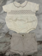 Bodysuit and shorts set