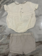 Bodysuit and shorts set