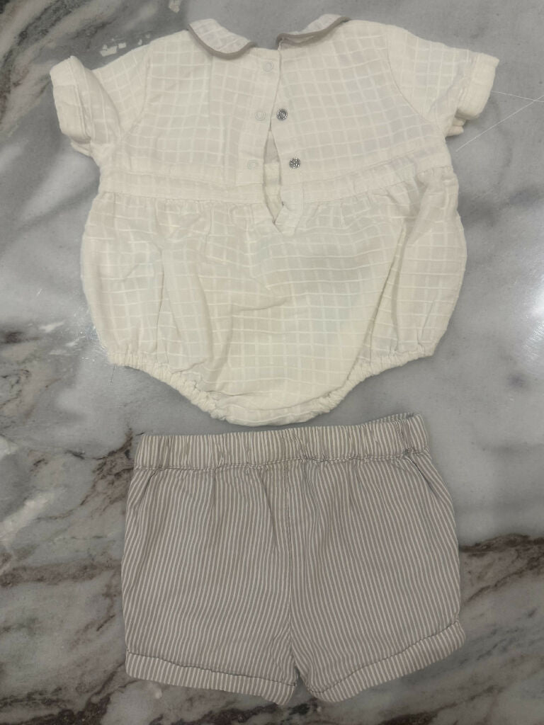 Bodysuit and shorts set