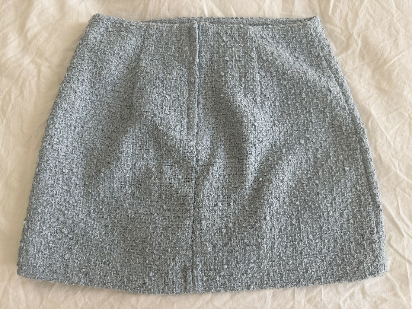 Bouclé mini skirt