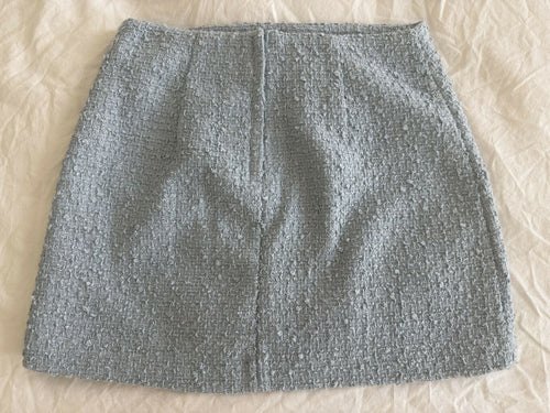 Bouclé mini skirt