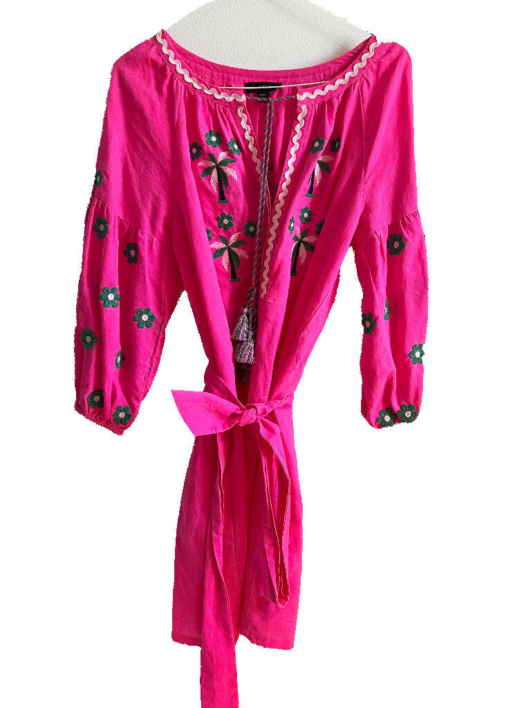 J Crew embroidered kaftan