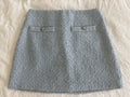 Bouclé mini skirt