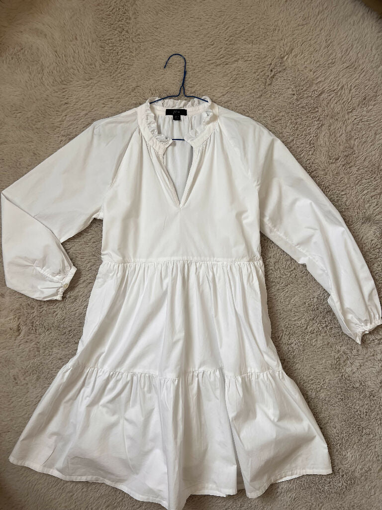 J Crew white dress