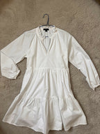 J Crew white dress