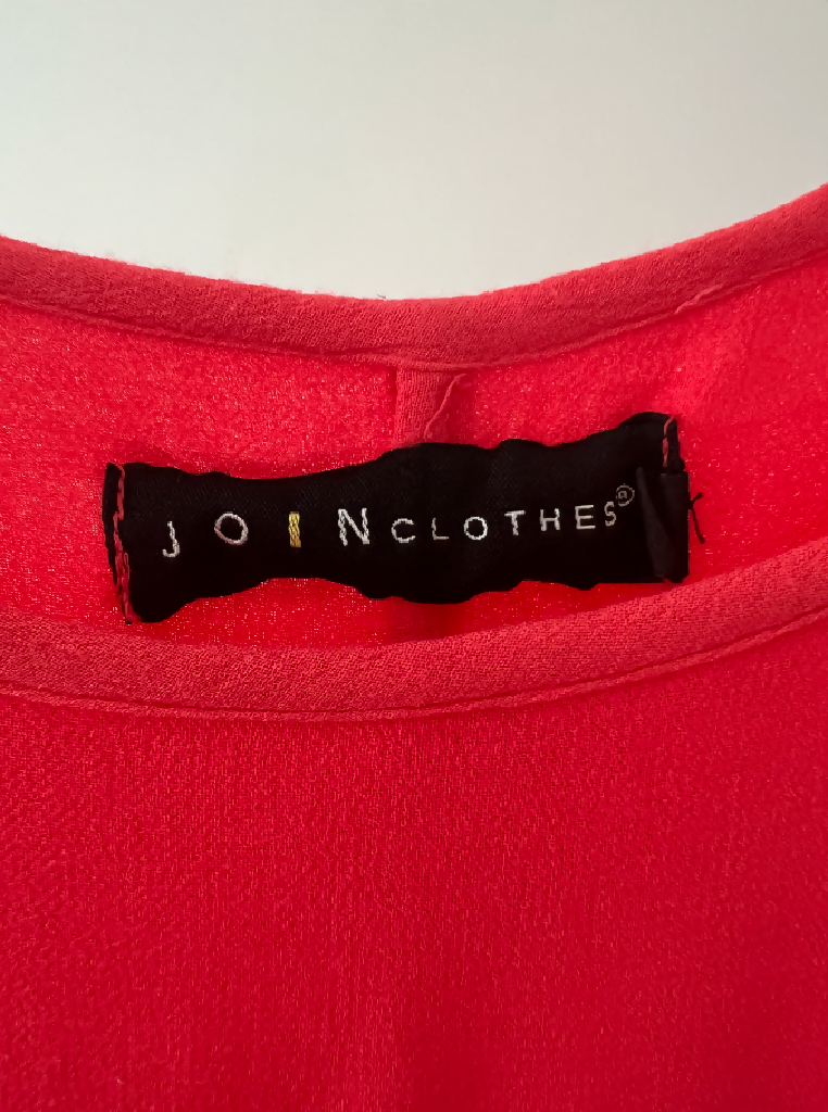Join Clothes Red Sleeveless Dress - Lined Bodice