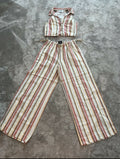 Rita Ora for Primark stripe linen set size xs