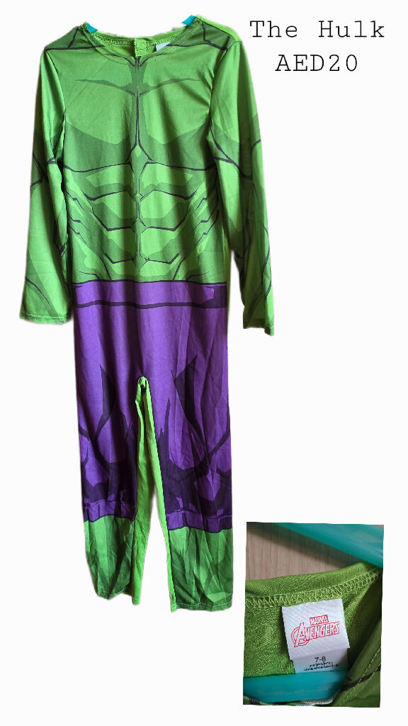 The hulk 7-8y