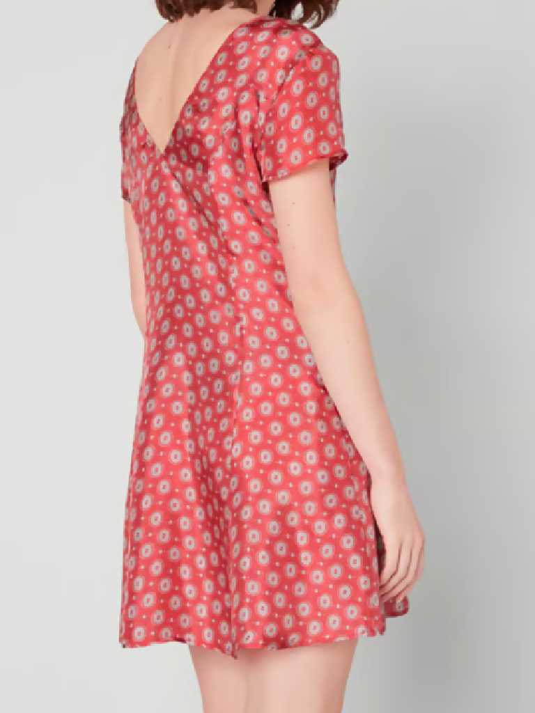 American Vintage Short printed a-line dress josette