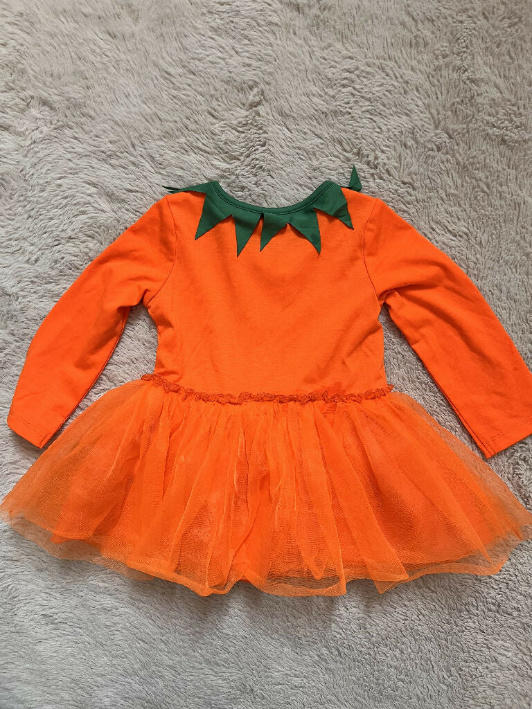 Baby Pumpkin Halloween Dress
