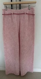 Wide-leg trousers pink