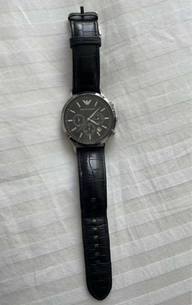 Armani Leather Watch