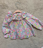 Jacadi blouse with Liberty print
