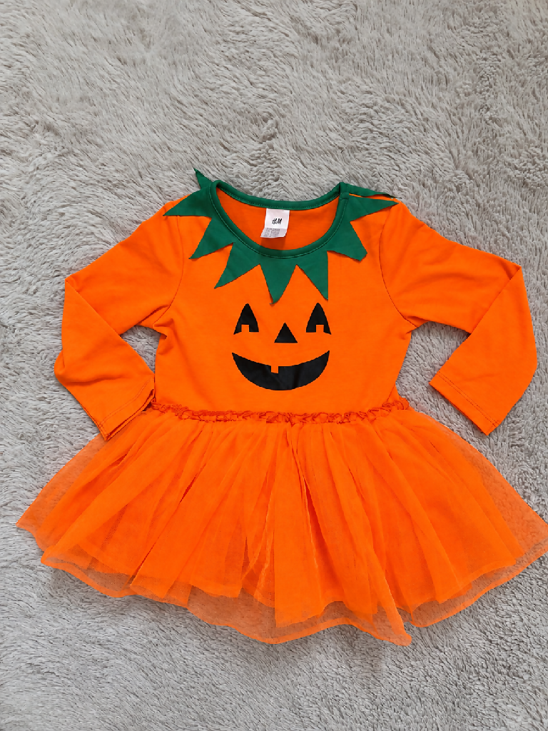 Baby Pumpkin Halloween Dress