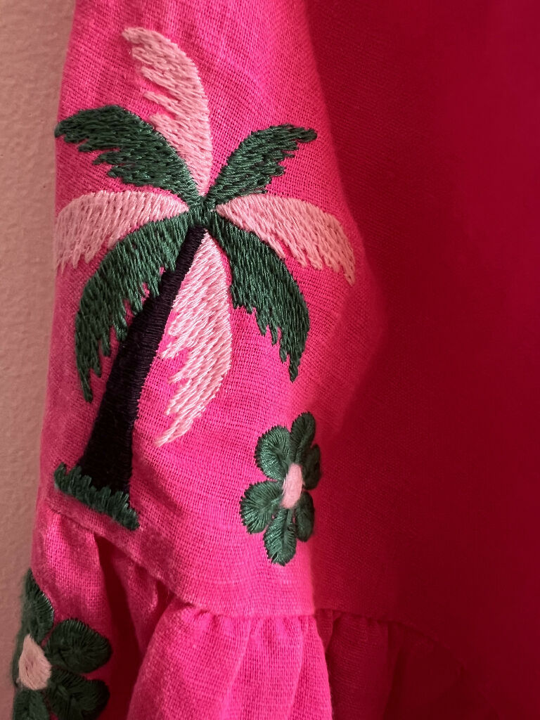 J Crew embroidered kaftan