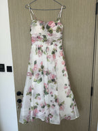 Milla Spagetti Strap Floral MIDI Dress