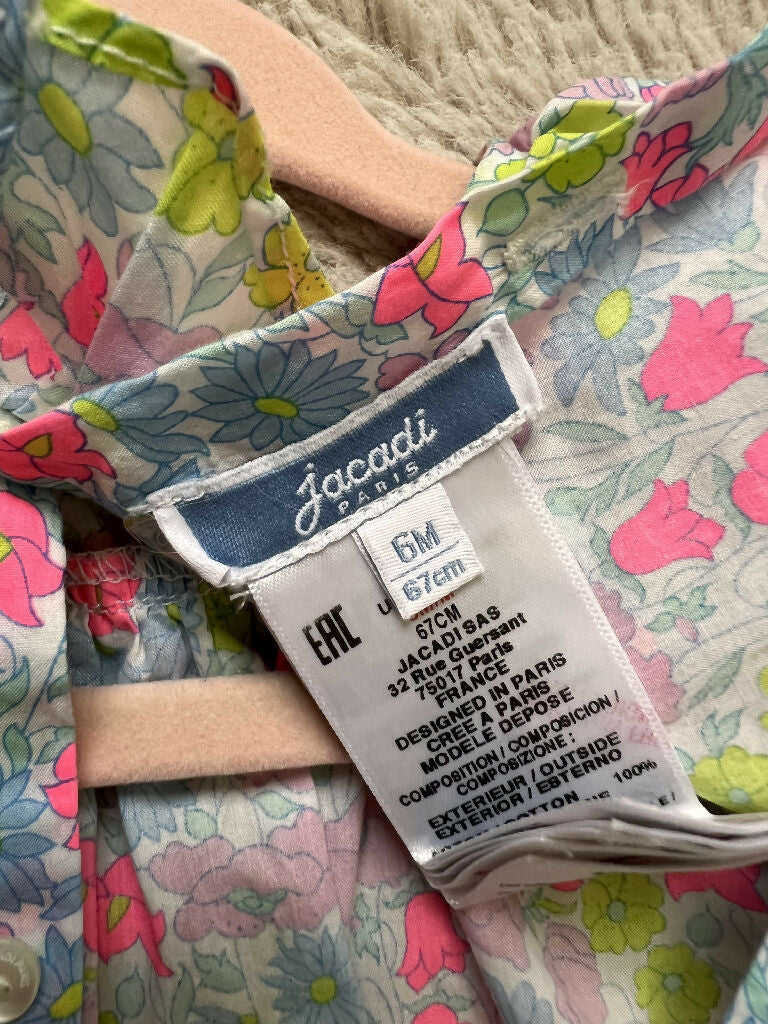 Jacadi blouse with Liberty print