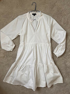 J Crew white dress