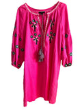 J Crew embroidered kaftan