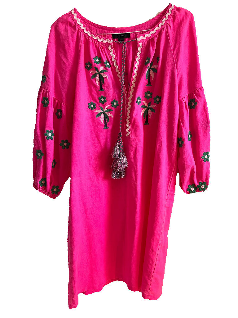 J Crew embroidered kaftan
